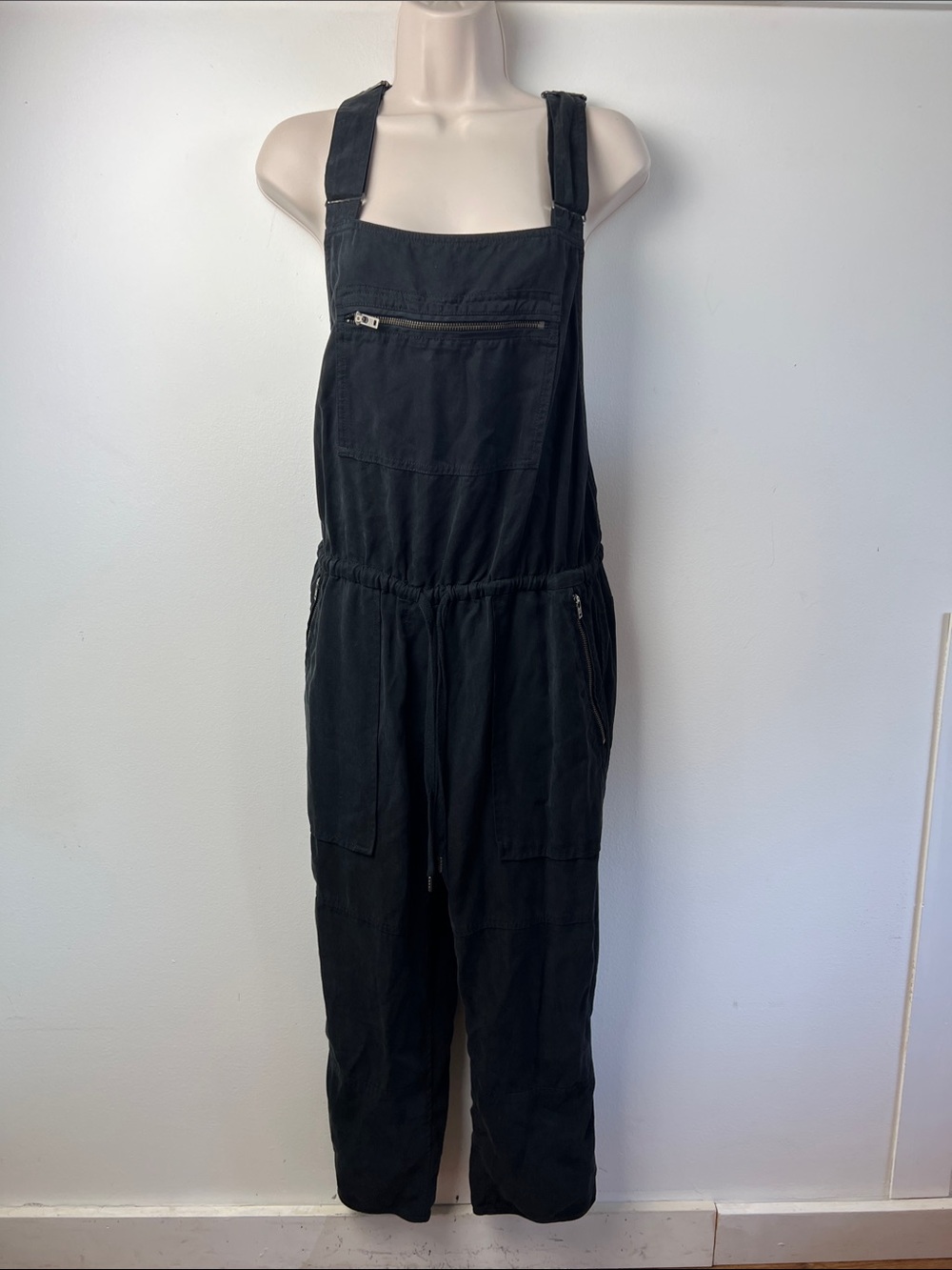 Wilfred Free Black Women's Jumpsuit Bib Overalls from Aritzia